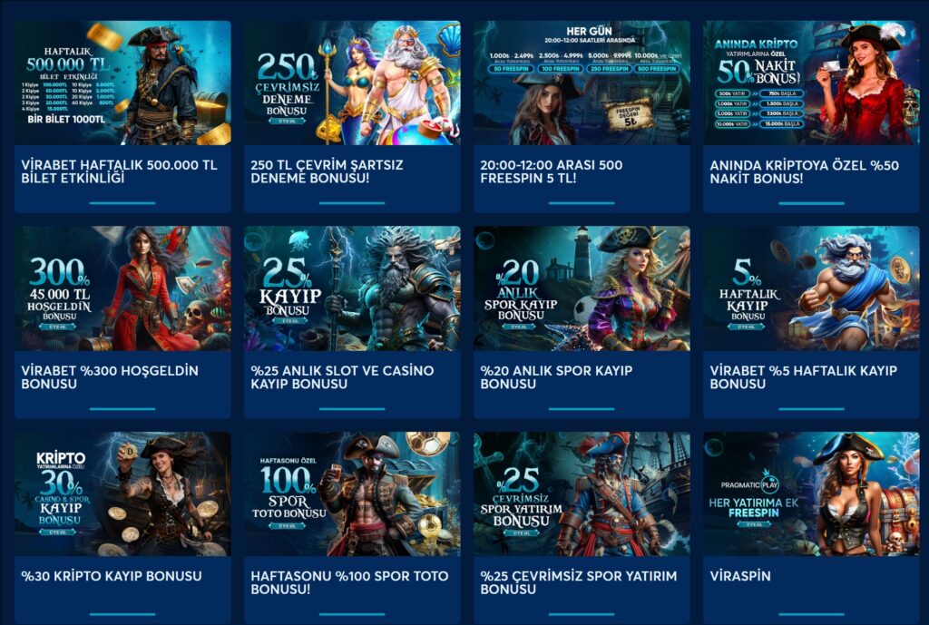virabet bonusları